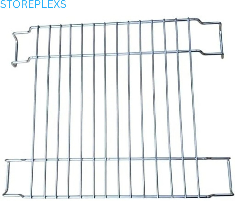 STOREPLEXS Compact Steel Wire Rack for Cake Cooling & Kitchen Use 2 kg Roaster(Steel)