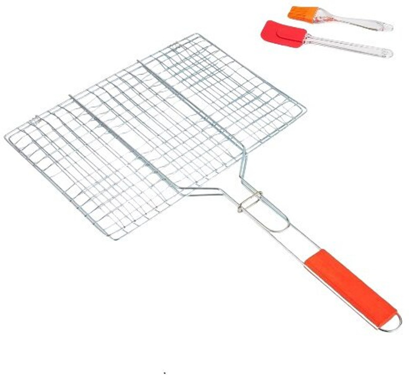 CLVMART Wooden Roaster(Barbeque Jali) 1 kg Roaster(Steel)