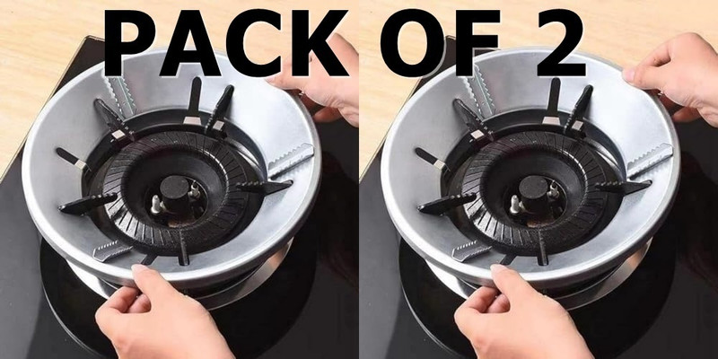 Nexgen Gas Saver Burner Stand Gas Burner Gas Saver Jali Ring Fire & Windproof 10 kg Roaster(Black)