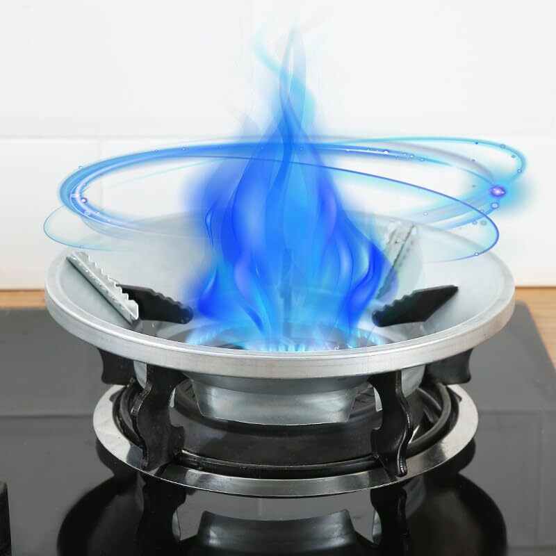 HETSHIV Portable Stand Windproof Cooktop Cooker Reducer Energy Saving Gas Chula 3 kg Roaster(Multicolor)