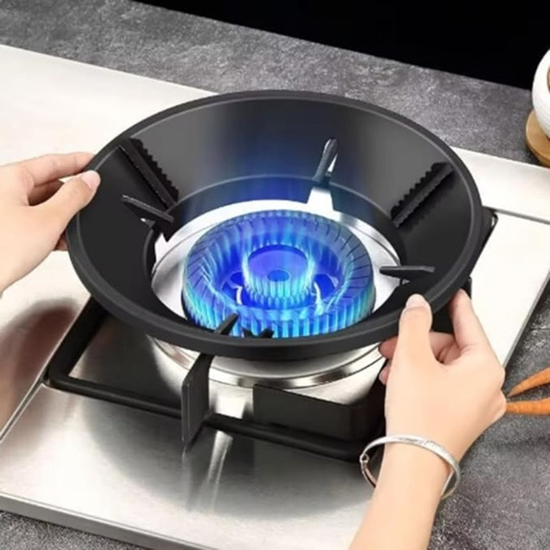 BLLUEX Metal Gas Saver Burner Stand Gas Saver Jali pack of 1 0.2 kg Roaster(Black)