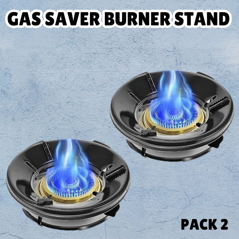 SACRO Gas Saver (Burner Stand) Gas Energy Saving & 4 Supported Legs for Kitchen2 FG466 3 kg Roaster(Black)