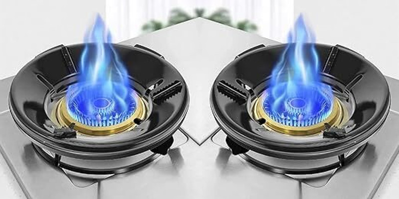 VASHISHTH GAS SAVER RING PORTABLE STAND (PACK OF 2) 10 kg Roaster(Black)