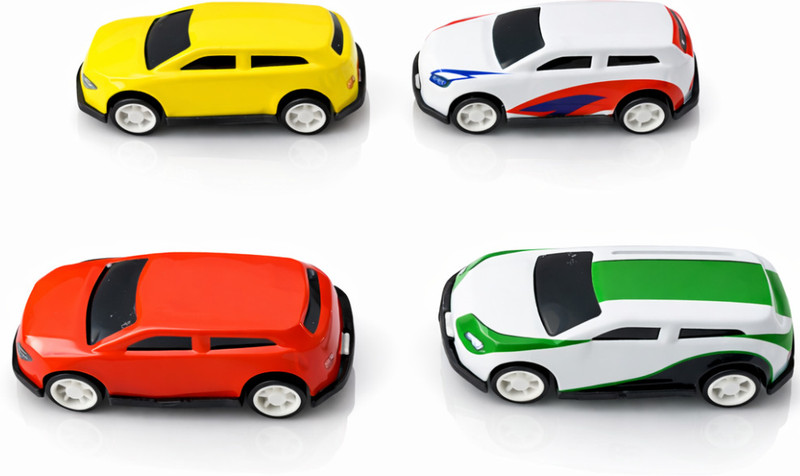 NIMAVRIKSHA Diecast Metal Pull Back Toy Cars (Pack of 4)