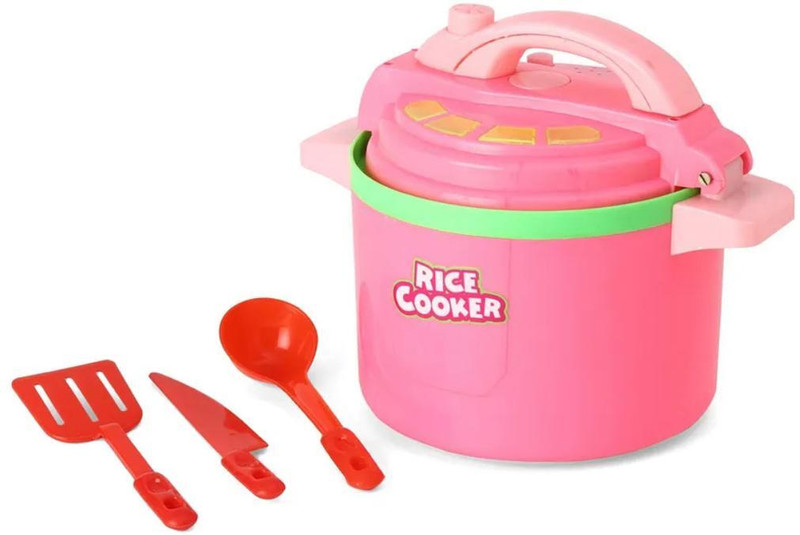 TMT STORE Electric Rice Cooker Toy with light and sound, best pretend play toy for kids