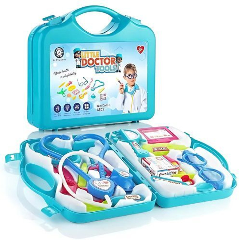 DEETR Little Doctor Tools Pretend Play Medical Kit for Kids Interactive Doctor Set
