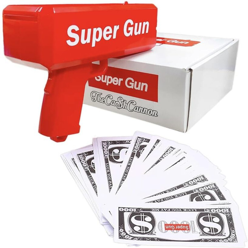 NIYAMAT Super Gun Cash Cannon Money Shooter Toy – Fun Party Toy