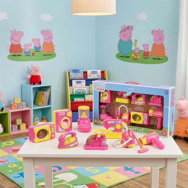 Kriiddaank Hasbro Peppa Pig Theme Household Role Play Set (8 Pieces)
