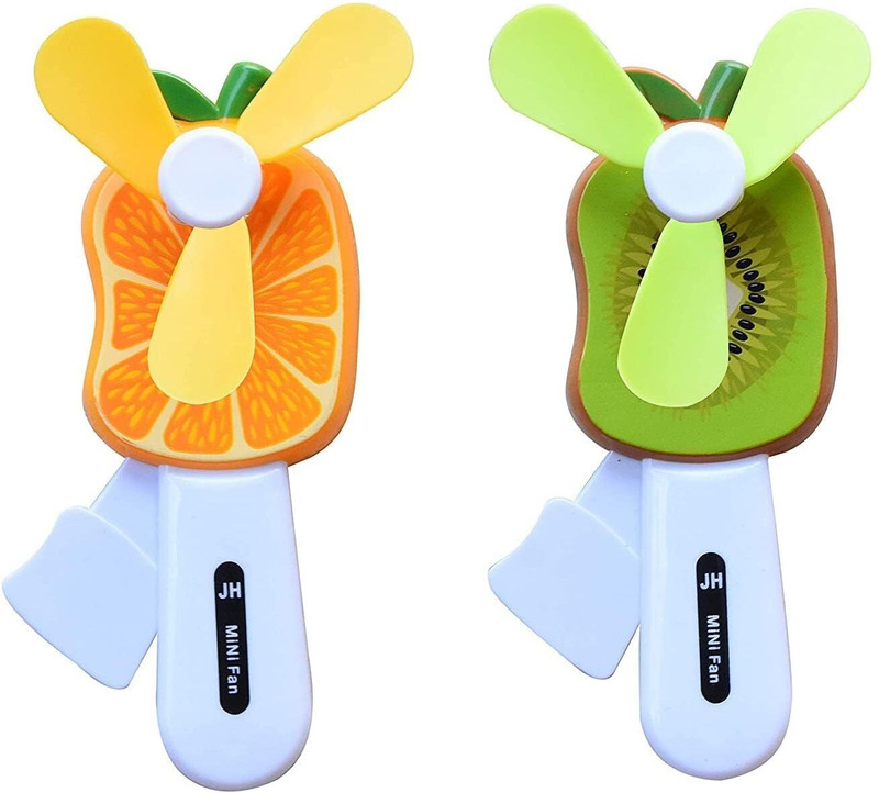 Happy Baby Hand Pressure Mini Fan Fruit Shape Fan Without Battery