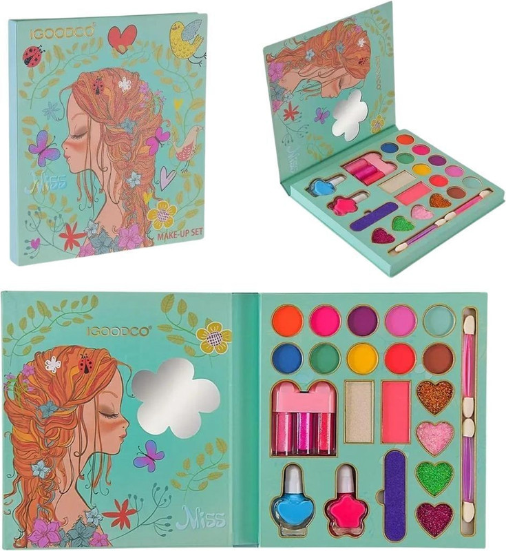 Pluspoint Unicorn Makeup Kit for Girls Princess Makeup Set in Adorable Suitcase