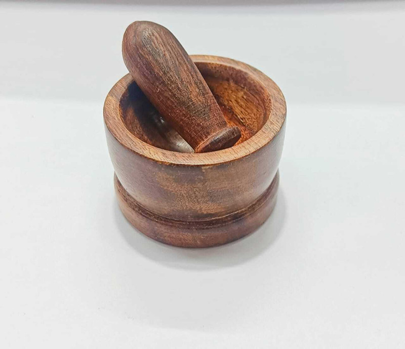 Subhan For Mixer and Grinder Spices and Herbs Kitchen in Wood Ohkli Musal