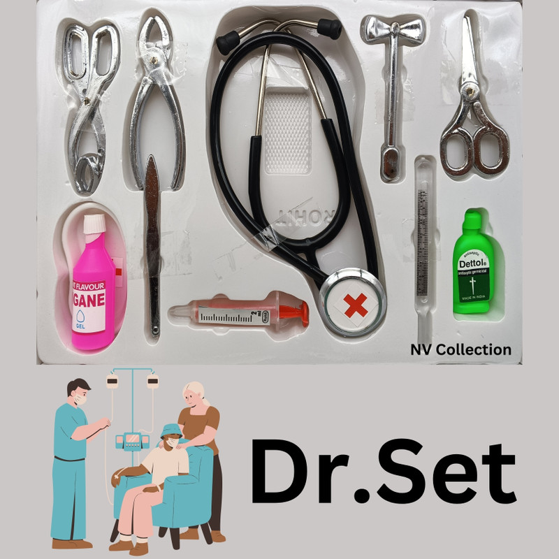 CTC CREATION Durable Metallic Doctor Kit for Kids to Enjoy