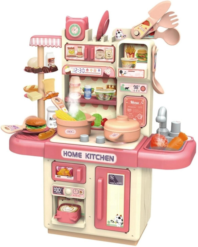 shirly Dream Kitchen Play Set with Light Sound & Water Sink