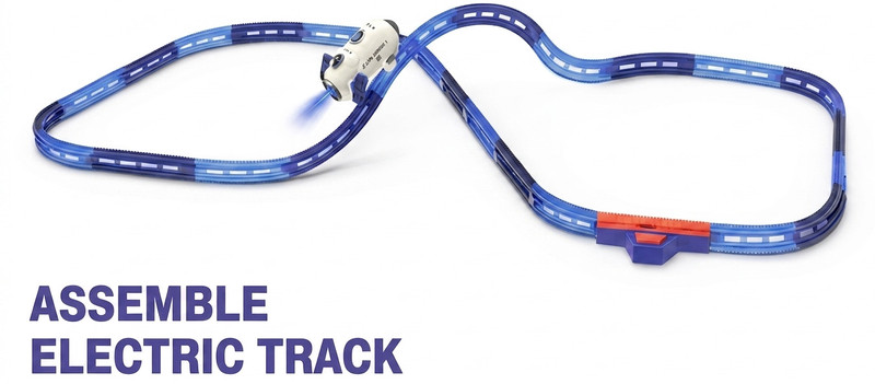 LOOP TOYS Space Track Car Toy Adventure Race Track Toy For Kids.
