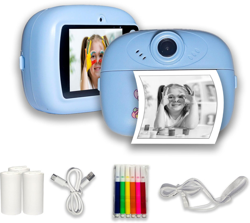 VikriDa Kids Instant Print Camera 1080P HD Digital Video Camera with Printer