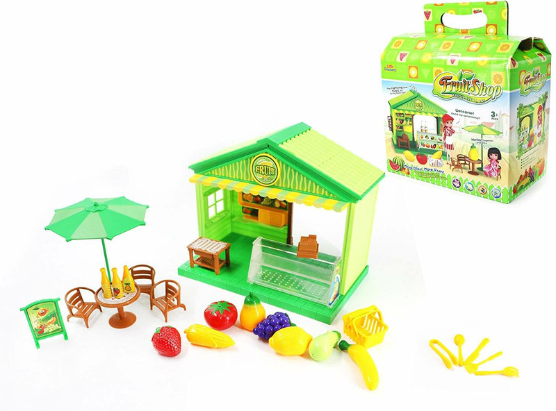 Chocozone Fruit Shop Pretend Play Toys for Kids with Music & Lights Toys for Boys & Girls