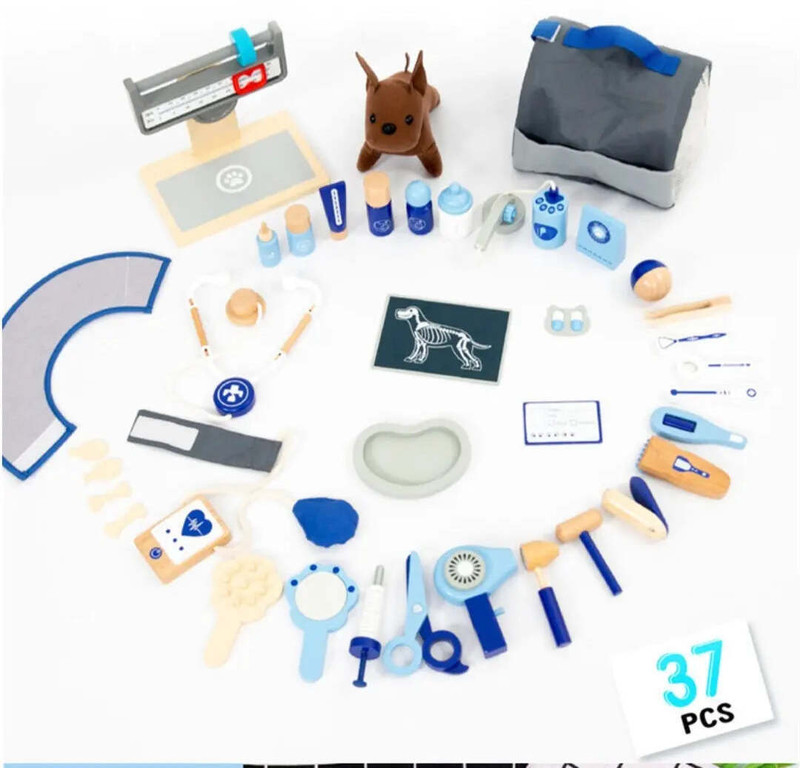 Jouets By Eduspark 37 Piece Pet Vet Playset