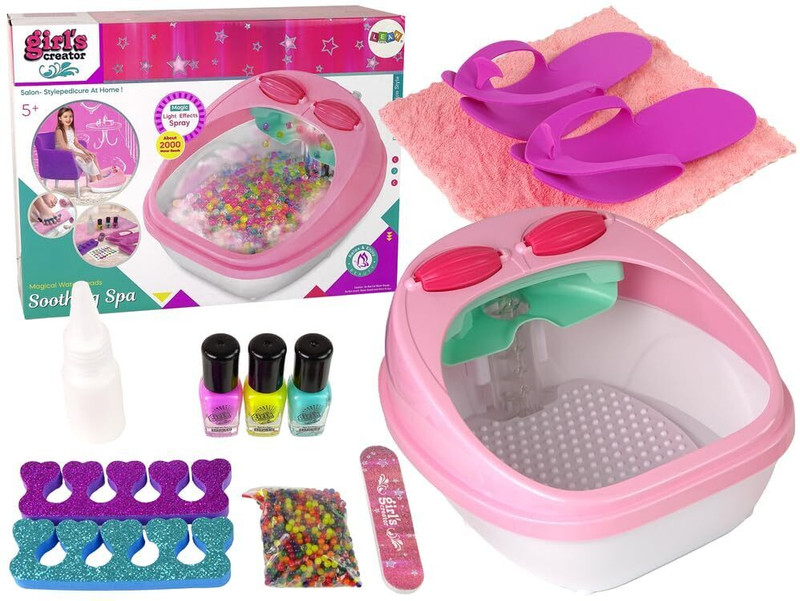 Dherik Tradworld Foot Spa Sets for Girls Ages 7-12 Manicure and Pedicure Set