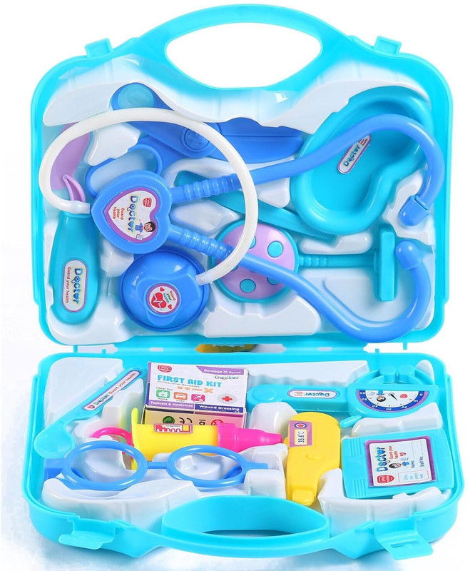 KidsCorner Doctor Suitcase Set Toy for Kids - Pretend Playset with Doctor Instruments