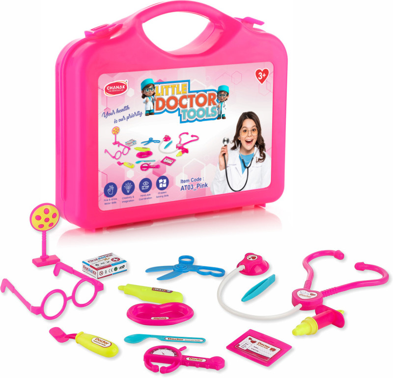 Aditi Toys DOCTOR PLAYSET WITH SUITCASE/BOYS/GIRLS/KIDS | 3+Yrs | BIS APPROVED