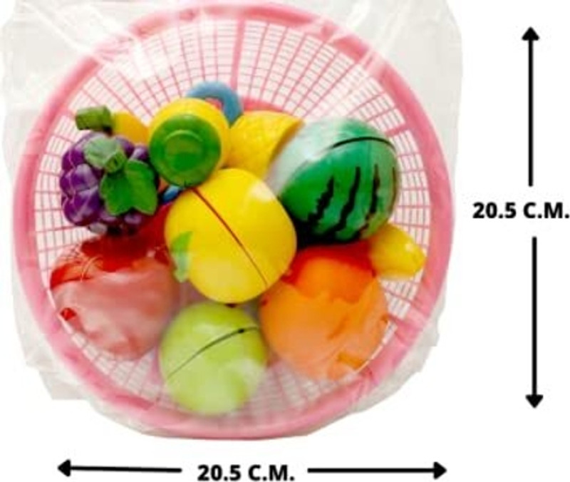 Ruffo Toy Fruit Cutting Basket – Educational Kitchen Play Game for Kids Age 3+