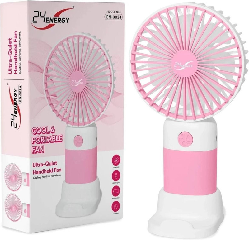 Xcillince Toys Pocket Size Mini Cooling Fan USB Rechargeable with Strong Wind