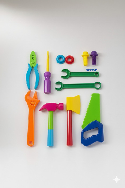 TInyMarT ool Set for Kids, 12+ Pcs Utility Deluxe Tool Kit for Boys
