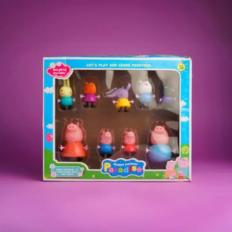 Pepstter Kids Animal Character Figure Toy Set | Colorful Role Play Figures For Children