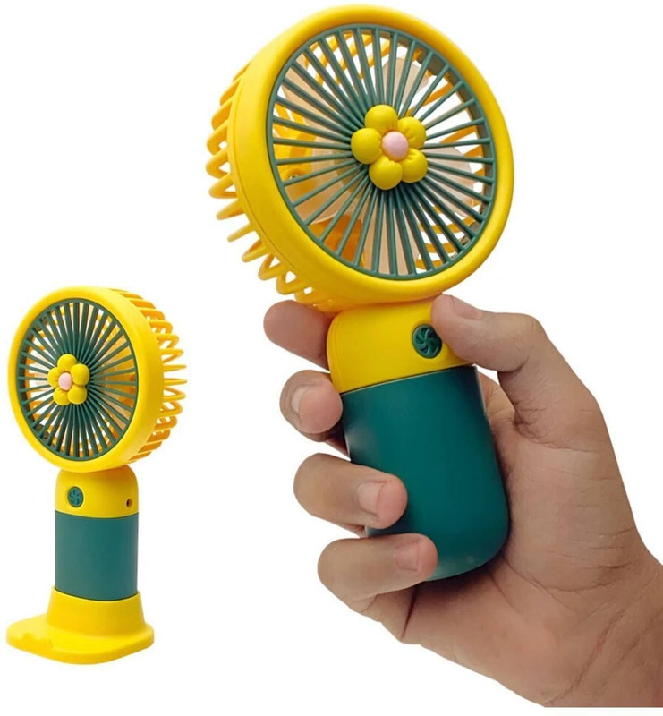 Xcillince Toys Ultra-Quiet Portable Hand Fan with Multi-Speed Settings