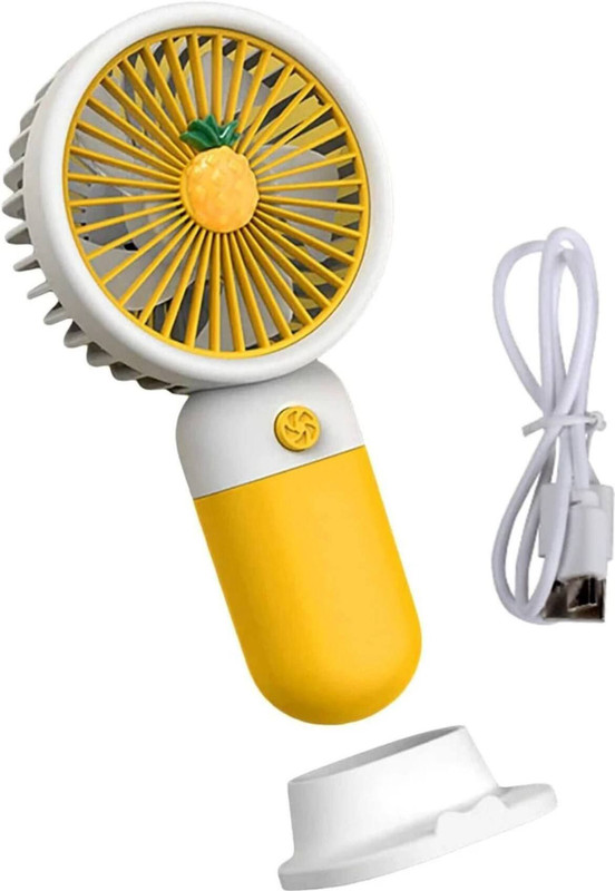 Xcillince Toys Portable Handheld Fan with Rechargeable Battery, Adjustable Speed Settings