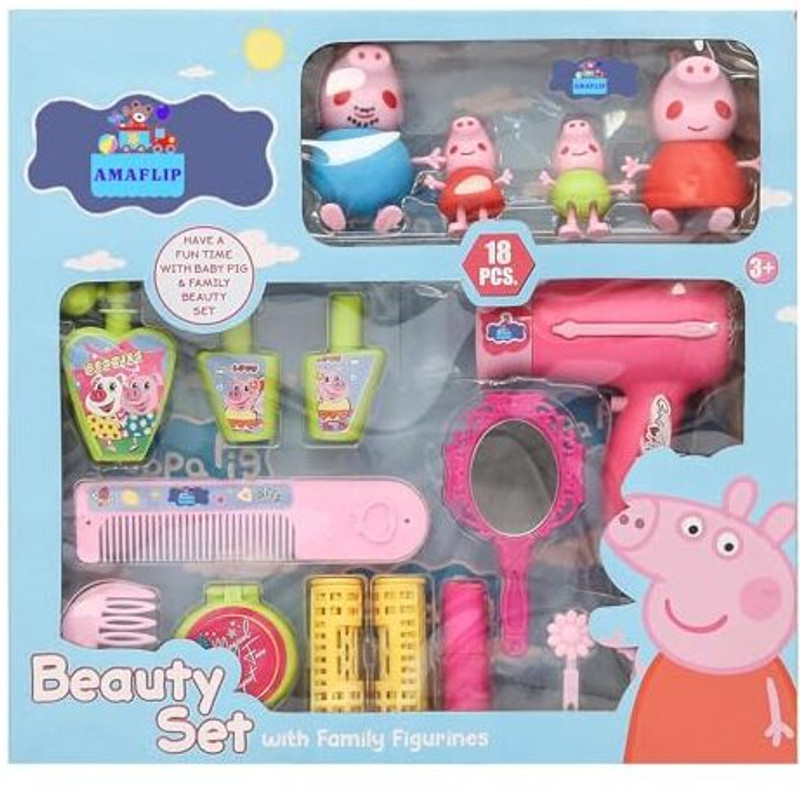 Pepstter Grooming Role Play Toy With Multiple Accessories For Indoor Play