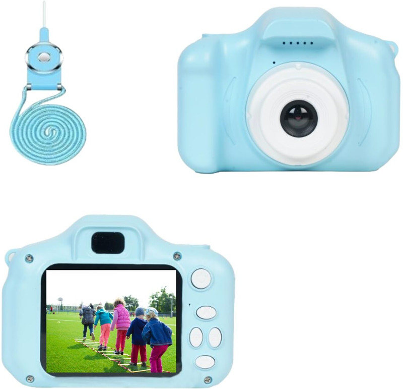 BuyLuxe Rechargeable Kids Camera with HD Video Recording, Perfect Gift for Boys & Girls