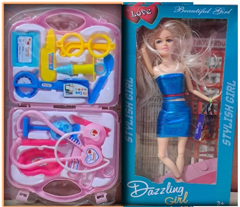 athbhav doll & Doctor Set Combo