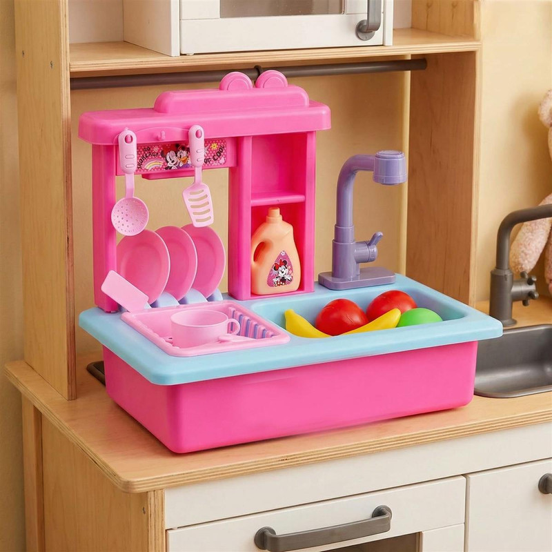 Kriiddaank Minnie Toy Kitchen Sink Pretend & Play Set