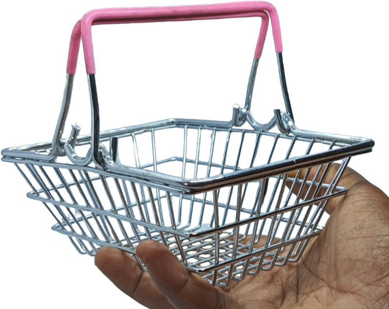 mekavi Miniature Mini Basket for Kids Playing Kitchen Set