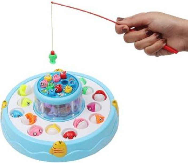Pepstter Fish Catching Game with 26 Fishes and 4 Pods (Color As Per Stock)