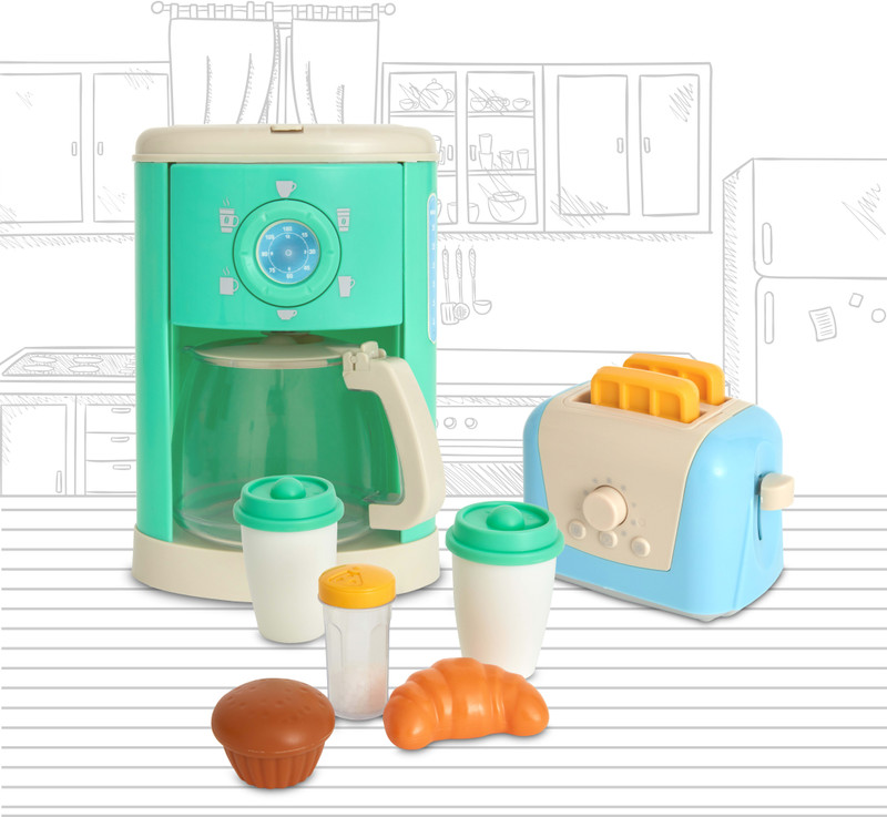 Casdon Takeaway Breakfast Set|Realistic Appliances With Pretend Play|Interactive Toy