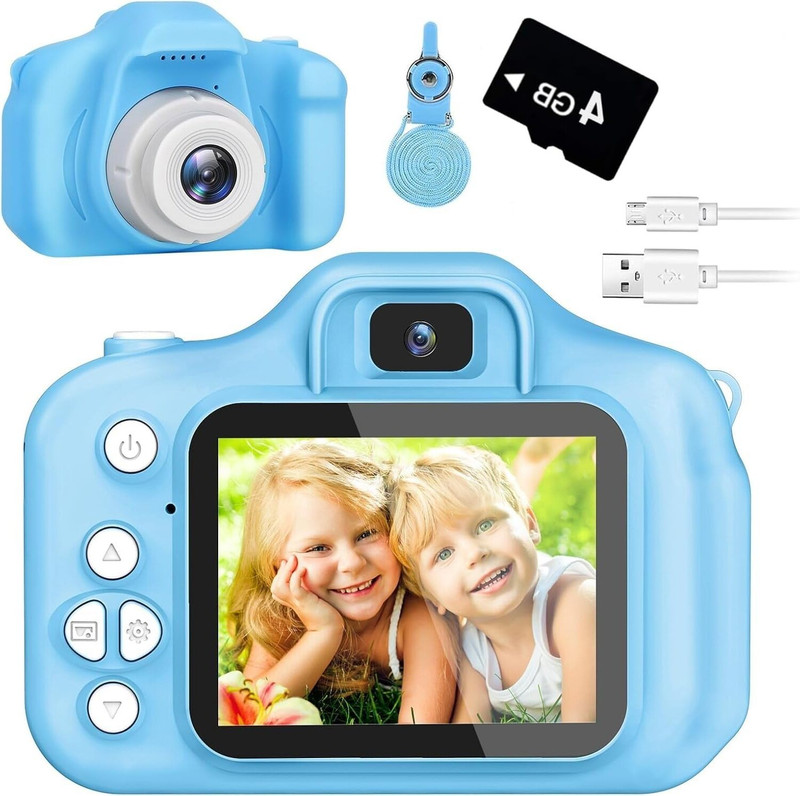 RECTITUDE Mini Digital Camera 2-Inch Screen for Photos & Videos USB Rechargeabl 10