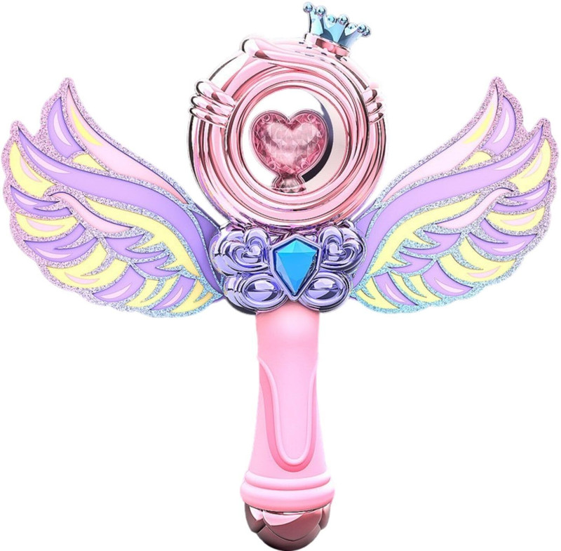 IndusBay Light Sound Magical Fairy Wand Musical Wand with Flashing Light Toys for Girls