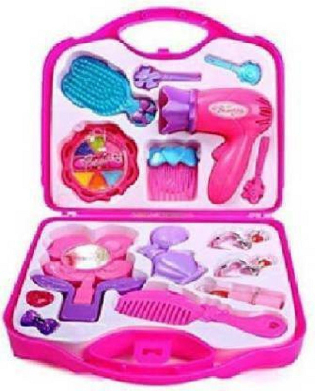 s yuvraj Makeup Set For Children Girls Pretend Play Make up Kit Gift Great For Little Girls Kids Include 22 Pcs Beauty Salon Toys Make up Box