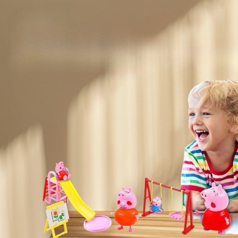 Tiny Tales Pepaa Pig Playground Set Fun(IND*85621) Playtime Set