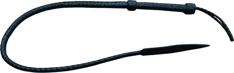 EEOAN Black Genuine Leather Bull Whip Hunter 4 fit