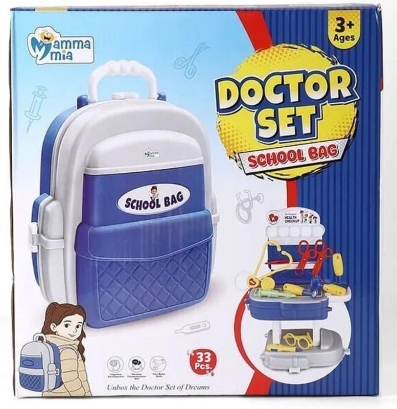 Mamma Mia Kids Pretend Doctor play set with bag