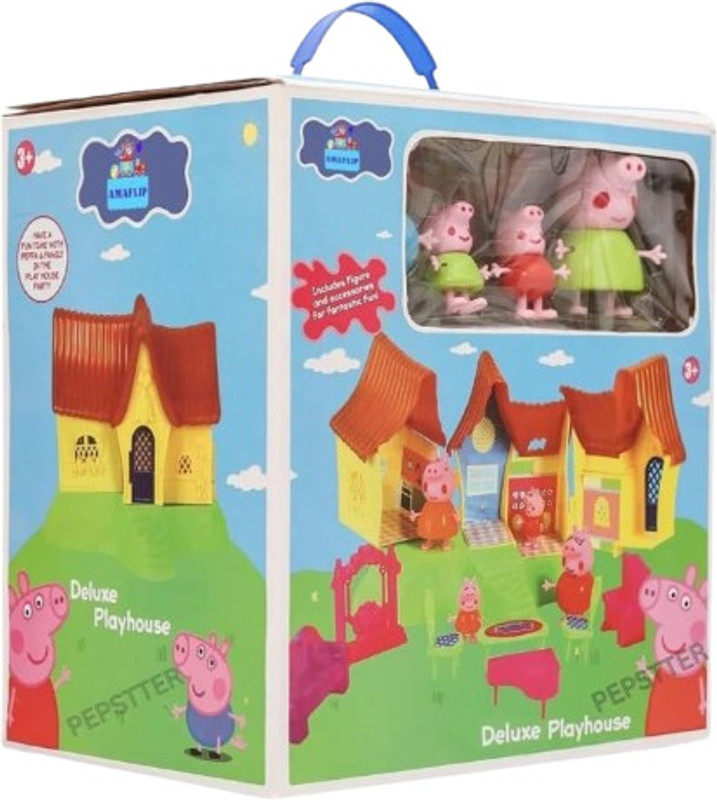 NIYAMAT Family Doll House Playset with Mini Furniture & Figures Educational Toy
