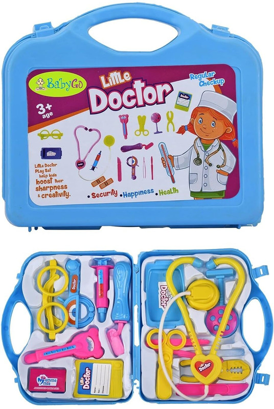 BabyGo Doctor Play Set with Toy Doctor Play Sets (Blue)