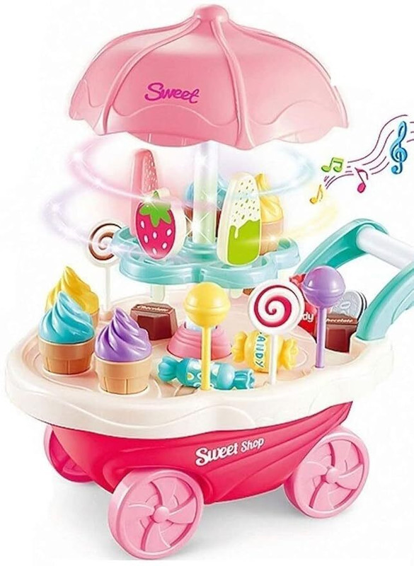 HornFlow Trolley (IND*08) Dessert with Vending Play Set Toys for Kids