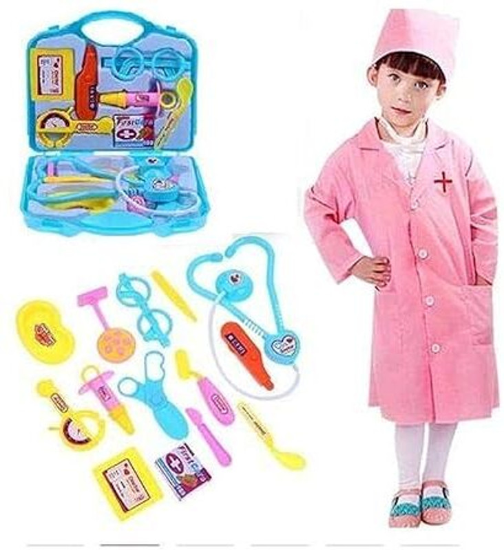 Eclet Pretend Play Baby & Toddler Plastic Doctor Set For Kids Medical Kit Toys