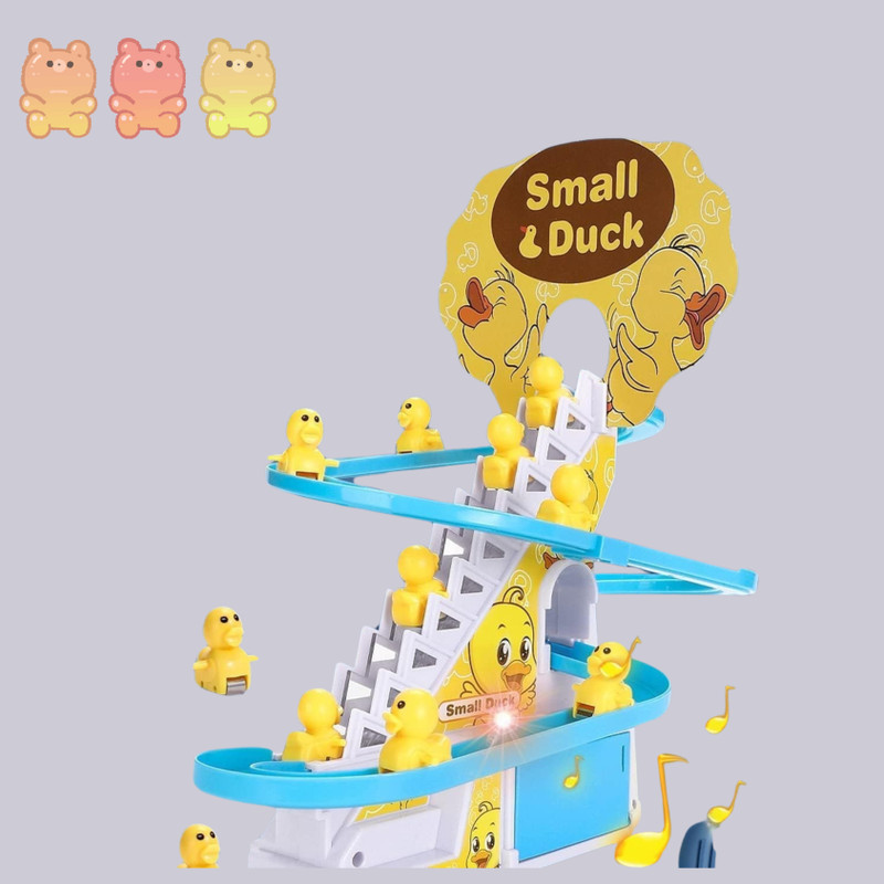 Zuuluzrs Small Duck Slide Stair Climbing Toy for Kids