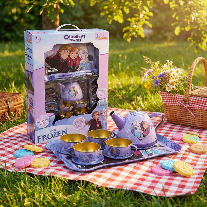 Kriiddaank Disney Frozen Children's Tea Set – Junior Pretend & Play Tea Party Set