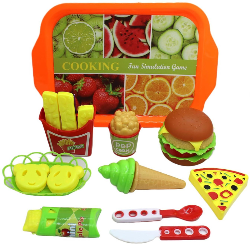 A MAGICAL HUB Play Food Kitchen Set Toy for Kids & Toddlers/Boys & Girls